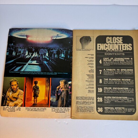 Vintage 1977 Close Encounters Program & 1978 Official Authorized Ed Magazine - Picture 6 of 12